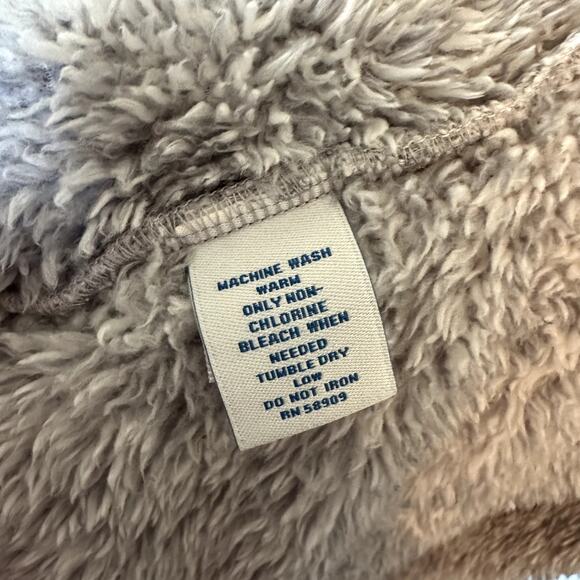 Sleep Sense Stay cozy Gray and white fuzzy sweater size LG - Picture 7 of 8